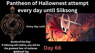 Pantheon of Hallownest attempt every day until Silksong Day 66 [upl. by Slack6]