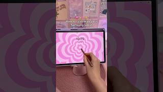 how I customize my Samsung tablet 💗 aesthetic homescreen lockscreen  galaxy tab S9  android tips [upl. by Hausmann]