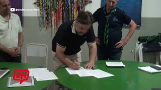 2N CENTRAL I FIRMA DE COMODATO ENTRE LA MUNICIPALIDAD Y EL GRUPO SCOUT MARQUÉS DE SOBREMONTE [upl. by Avi81]