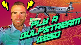 Flying a Gulfstream G550 [upl. by Farly]