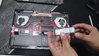 Installing SSD in Asus ROG Zephyrus G15 [upl. by Dlareg]