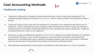 Traditional Costing CPA Prep [upl. by Dosh]