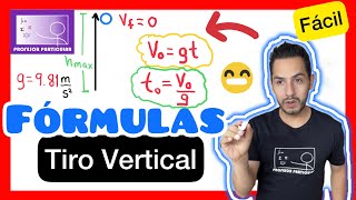 ✅TIRO VERTICAL FÓRMULAS 𝙎𝙞𝙣 𝙈𝙚𝙢𝙤𝙧𝙞𝙯𝙖𝙧 😎​🫵​💯​ FísicaCinemática [upl. by Eiveneg160]