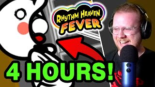 I reclaimed the highest score in ONE EGG by playing for 4 HOURS Rhythm Heaven Fever Munchy Monk [upl. by Hpejsoj]