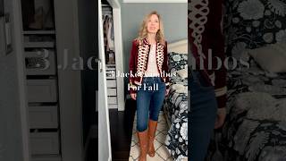 3 Jacket Combos for Fall  Glossy Philosophy  ootd casualchic fashionshorts [upl. by Cook]