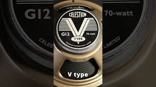 Celestion V type vs greenback H heritage 55hz classic lead 80 and alnico gold guitarspeakers [upl. by Alekahs]