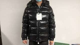 Real vs Fake Moncler Maya Jacket Black from Suplook [upl. by Joli]