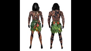 Moana 2 Maui Cosplay Costume Disney Movie Outfits Adult Takerlama moana2 maui disney [upl. by Niras]