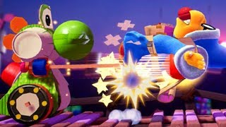 Yoshis Crafted World  Secret Area 100 Walkthrough The Hidden Hills [upl. by Tallbot]