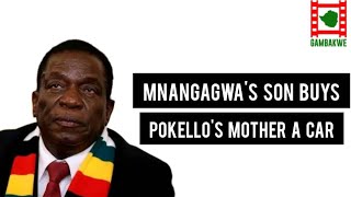 Mnangagwas son buys Pokellos mother a car [upl. by Nelyaw]