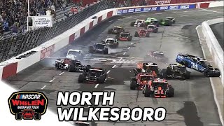 CHAOS At The Checkered Flag  2023 NASCAR Whelen Modified Tour at North Wilkesboro Speedway [upl. by Oigaib]