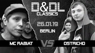 OstrichO vs MC Rabiat DampDL0130 Berlin  DLTLLYCoEvent  2019 [upl. by Auberon]