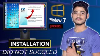 Solved installation did not succeed net framework windows 710 Microsoft Dot Net Installed 2022 [upl. by Ilarrold]