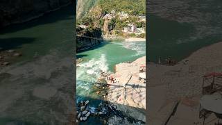 Pinder amp Alaknanda sangam Karanprayag ganga gangariver sangam viralvideo youtubeshort song [upl. by Zorina]