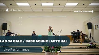 Lag Ja GaleBade Achhe Lagte Hai  Live  Franklin Macwan [upl. by Ailehpo]