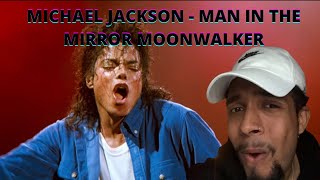 Michael Jackson Man In The Mirror Moonwalker REACTION [upl. by Briant313]