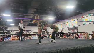 Mat Fitchett vs Laynie Luck St louis Anarchy part 1 wrestling prowrestling wwe aew nxt gcw [upl. by Avilla]