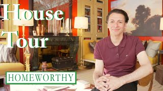 HOUSE TOUR  Inside a Luxurious Paris Apartment Full of Color [upl. by Katlaps163]