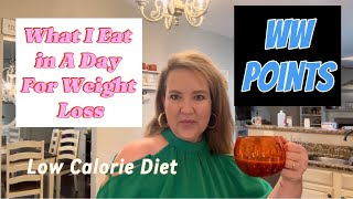 WHAT I EAT IN A DAY FOR WEIGHT LOSS  LOW CALORIE AND WW POINTS [upl. by Naejarual]