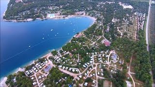 Flight over Camping Lanterna  Croatia [upl. by Iral765]