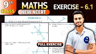 Class 9 Maths Chapter 6  Lines and Angles  Exercise 61 Solutions [upl. by Enniotna833]