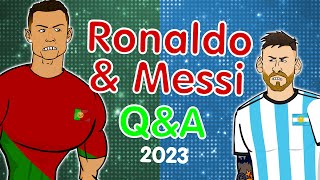 Ronaldo amp Messi QampA Parody [upl. by Androw]