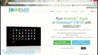 AMIDuOS  The Best of Android on Windows [upl. by Oiliduab77]