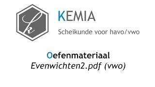 Oefenmateriaal Evenwichten2pdf vwo [upl. by Martinsen]