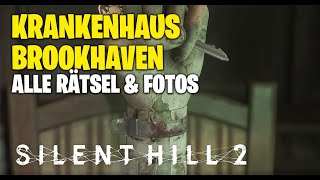 Silent Hill 2 Remake  Krankenhaus Brookhaven 100  Alle Rätsel und Sammlerstücke [upl. by Ymerej754]