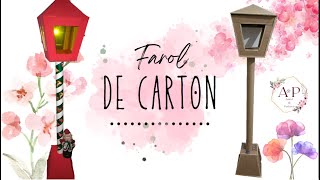 Farol de carton perfecto para una manualidad navideña [upl. by Herve]