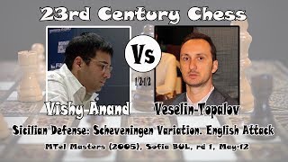 23rd Century Chess  Anand vs Topalov Sofia BUL 2005  Chess Game [upl. by Hahnert]