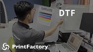 DTF With PrintFactory [upl. by Caitrin]