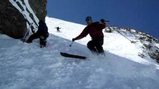 Tuckermans Ravine CrashFace First Slide [upl. by Jac515]