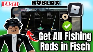 How to Get All Fishing Rods Showcase Quickly in Fisch on Roblox New Method [upl. by Mukund10]