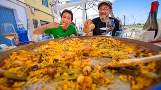 Spanish Food  WORLD CHAMPION Paella Master  Trip to Spain’s Paella Capital [upl. by Ranip]