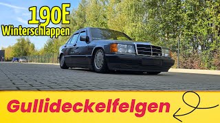 Gullideckelfelgen Mercedes Benz 190E W201 15 Zoll Fuchs [upl. by Alby784]