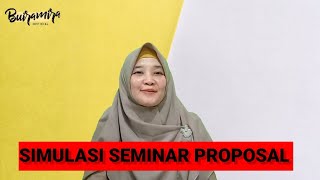 SIMULASI SEMINAR PROPOSAL kuantitatif [upl. by Novi90]