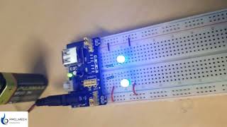 Breadboard Basic Circuits Using Power Supply Module [upl. by Lauzon769]