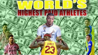 Worlds Highest Paid Athletes in 2024  Who Tops the List 🌟 [upl. by Perseus]