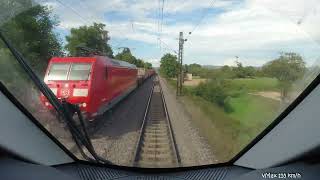 Führerstandmitfahrt in Regionalbahn von Freiburg nach Offenburg  BR 463 Siemens Mireo [upl. by Hashimoto609]