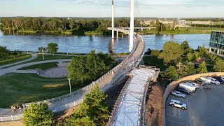 Omahas Newest Pedestrian Bridge [upl. by Arola]