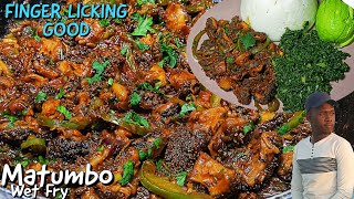 Matumbo wet fry  This matumbo wet fry recipe will have you licking your fingers 😋  Matumbo recipe [upl. by Lekkim]