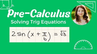 Solving Trigonometric Equations  Example 5 [upl. by Jodi600]