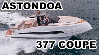 ASTONDOA 377 COUPE  Miami Yacht Show 2019  BoatReview [upl. by Redwine807]