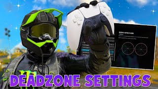 The BEST DEADZONE Settings for BETTER AIM PS4PS5XBOXPC Warzone 3 [upl. by Yellah]