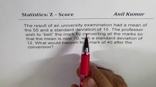 Understand Z Score and how the marks can be normalized [upl. by Ness]