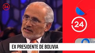 Ex presidente de Bolivia quotEl escenario que plantea Chile sobre el juicio es sesgadoquot  24 Horas TVN [upl. by Jesh]