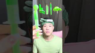 🥝🧃💚🎧ASMR Greenthemed Mukbang  Perfect for Sleepimmersive asmr asmrsounds funny [upl. by Domash]