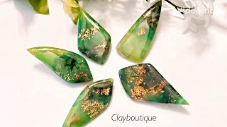 Polymer Clay Faux Native Copper Chrysocolla [upl. by Remat]