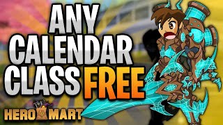 How to get any Calendar Class for Free AQW Until July 31st [upl. by Libre]